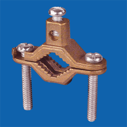 Bronze Ground Pipe Clamps