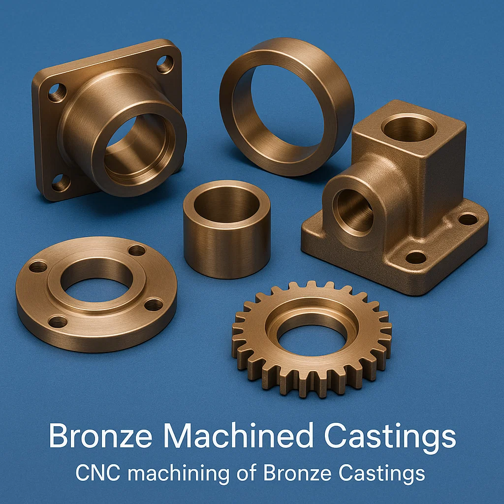 Aluminum Bronze Machined Casting | Silicon Bronze Machined Castings | CNC Machining of Bronze Castings