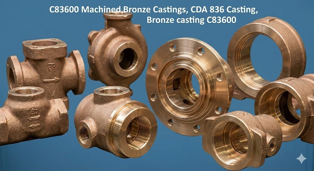 Fundiciones de Bronce Mecanizado C83600 | CDA 836