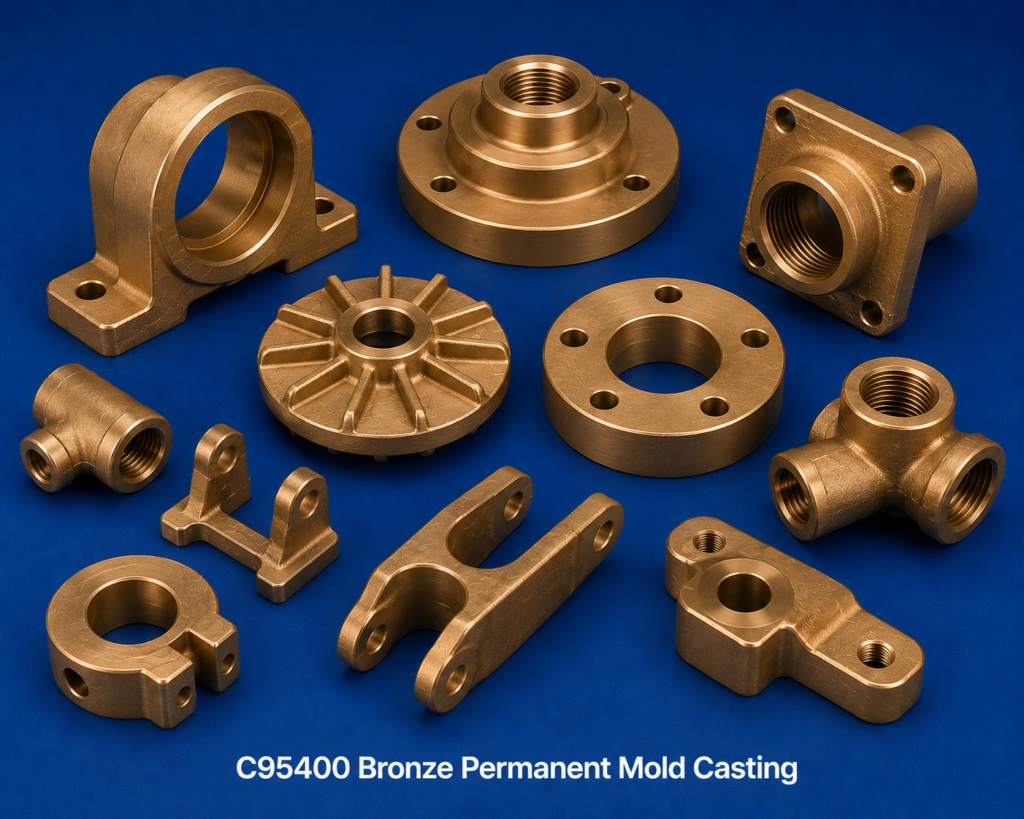 C95400 Bronze Permanent Mold Casting
