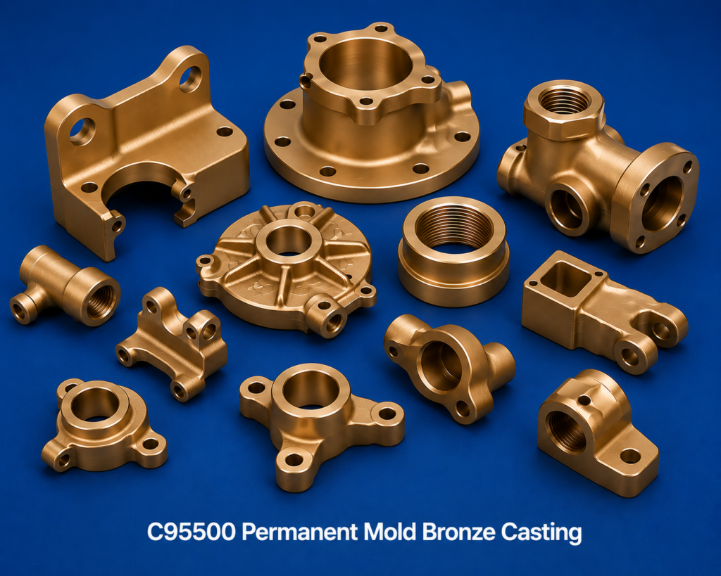 C95500 Permanent Mold Bronze Casting
