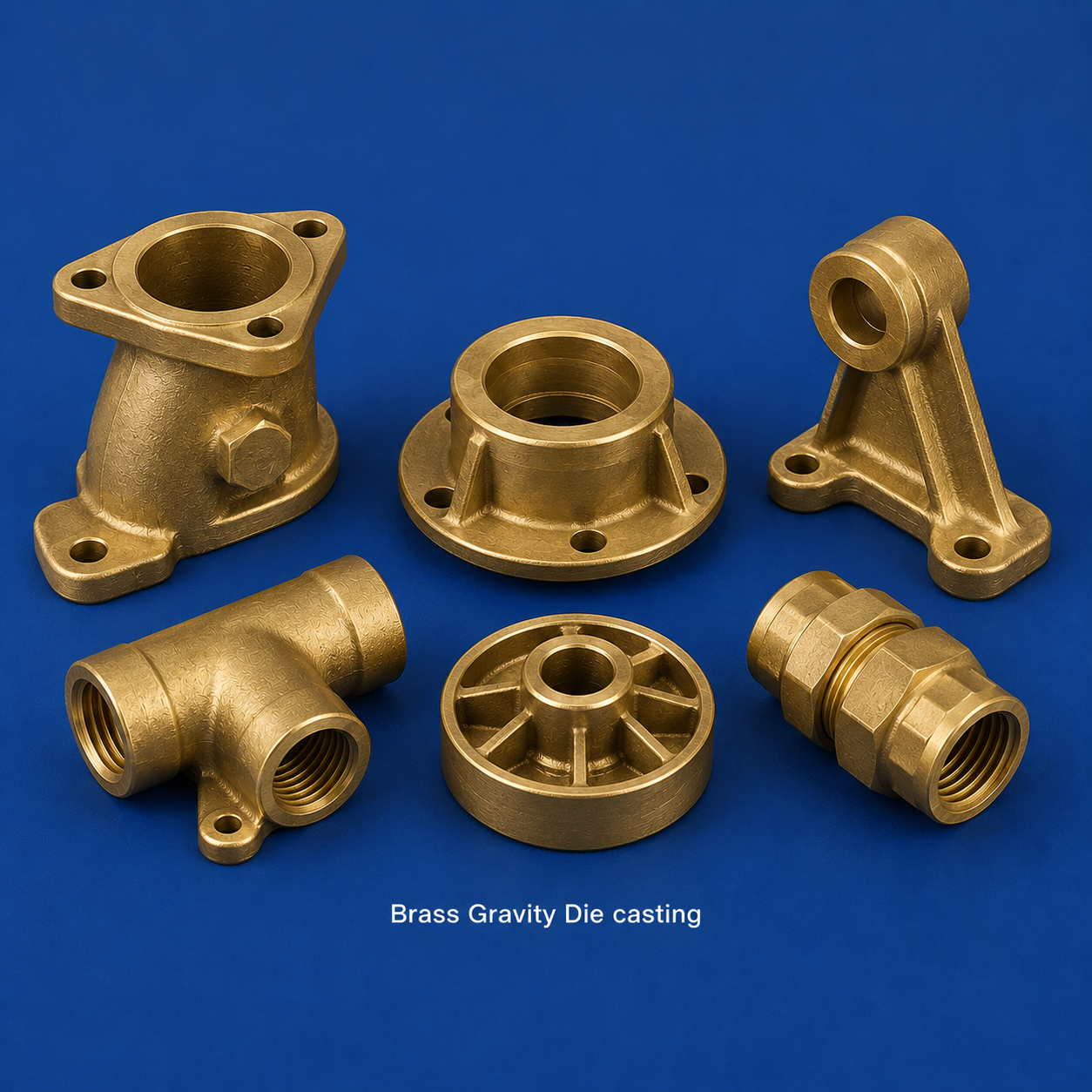 Brass Gravity Die Casting Components - IS 319, CW617N, DZR Brass Parts