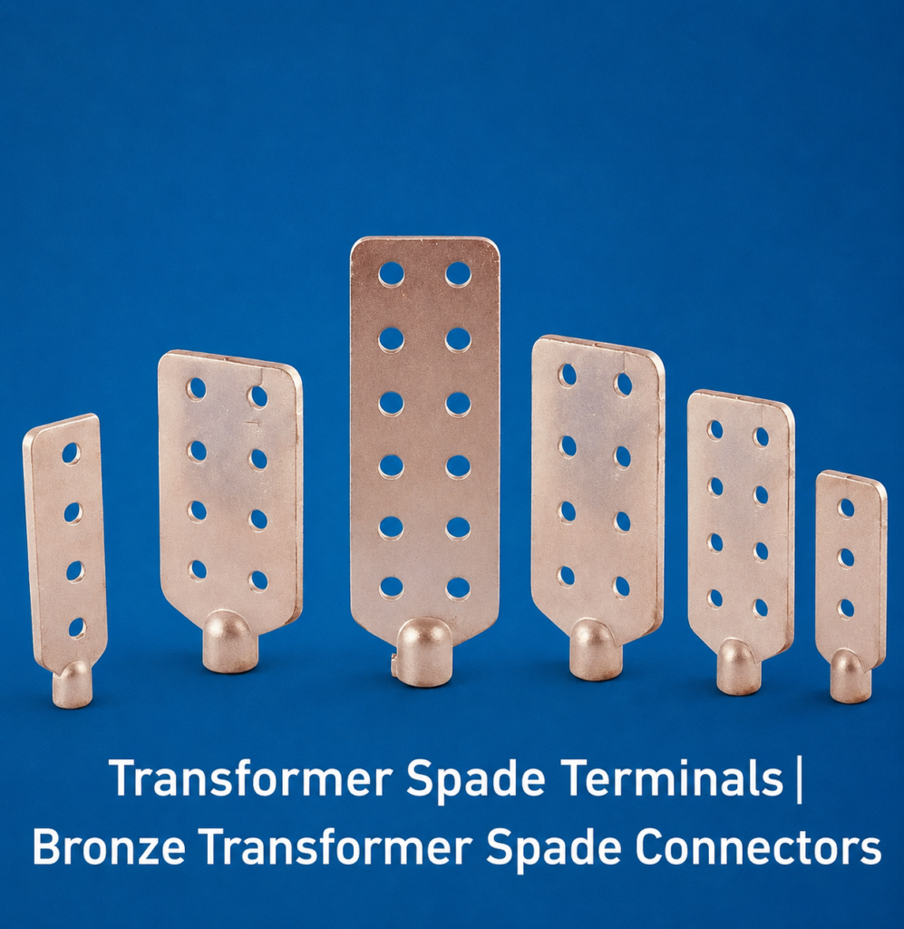Transformer Spade Terminals , Bronze Transformer Spade Connectors , Transformer Copper Spade Terminals