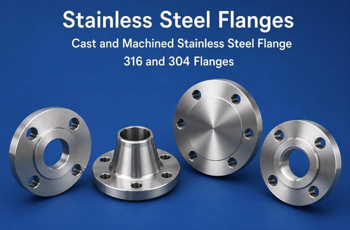 Stainless Steel Flanges - Cast and Machined Stainless Steel Flange 316 and 304 Flanges